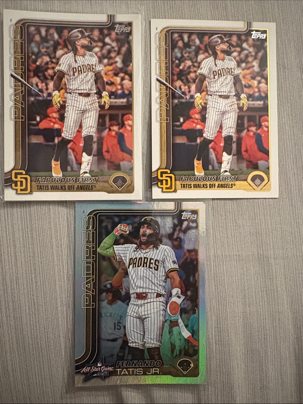 Topps Fernando Tatis Jr. Padres Baseball Cards - White, Gold, Black